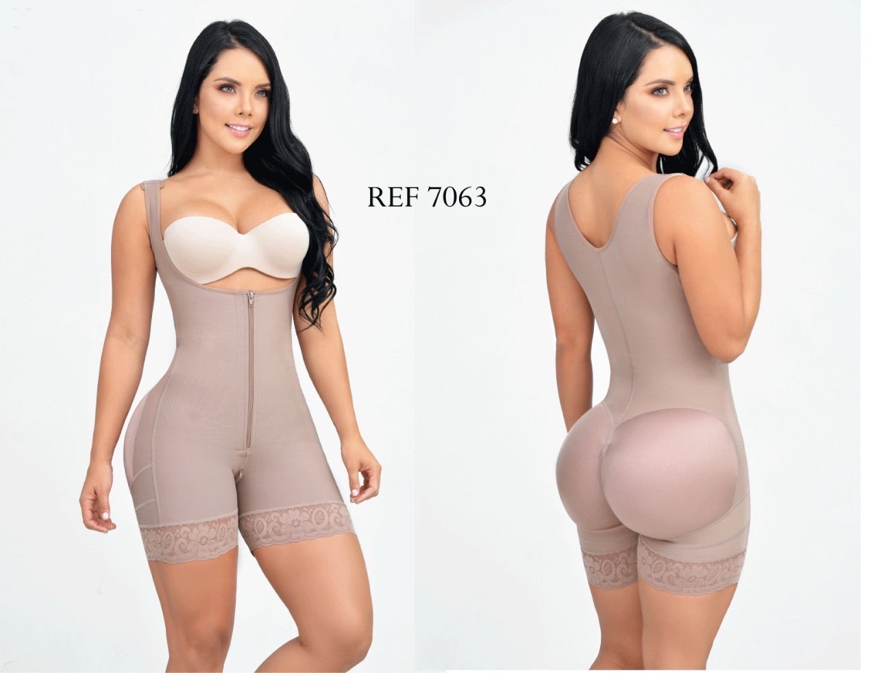 Shapewear & Fajas The Best Faja Fresh and Light Faja Mujer Reductora  Colombiana Shapewear for women Bumps Smoother Chaleco Covered Boning  Adjustable Straps 3-Row hooks Vest 
